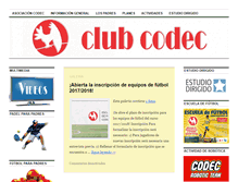 Tablet Screenshot of clubcodec.es
